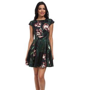 Ted Baker Flora Skater Jersey Dress